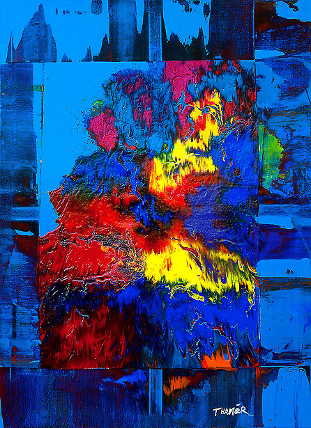 Zinnober - Nr. FT 0086 von Franco Thamér | Werkschau 2015 bei Art-Everett.com