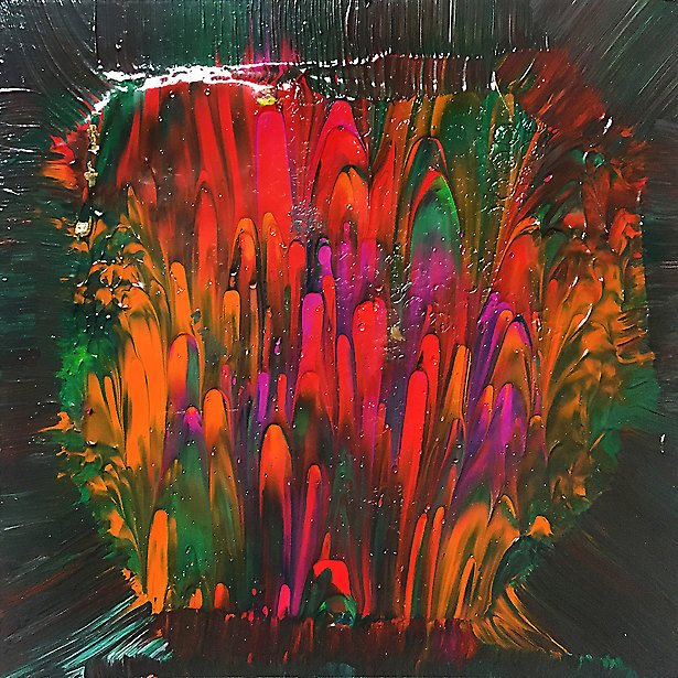 Bilderzyklus Lebenslinien <br /> Werk 055 - Nr. FT 0060-055 von Franco Thamér | Bilderzyklus Lebenslinien bei Art-Everett.com