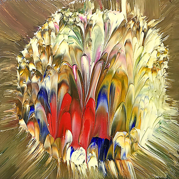 Bilderzyklus Lebenslinien <br /> Werk 053 - Nr. FT 0060-053 von Franco Thamér | Bilderzyklus Lebenslinien bei Art-Everett.com