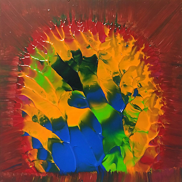 Bilderzyklus Lebenslinien <br /> Werk 018 - Nr. FT 0060-018 von Franco Thamér | Bilderzyklus Lebenslinien bei Art-Everett.com