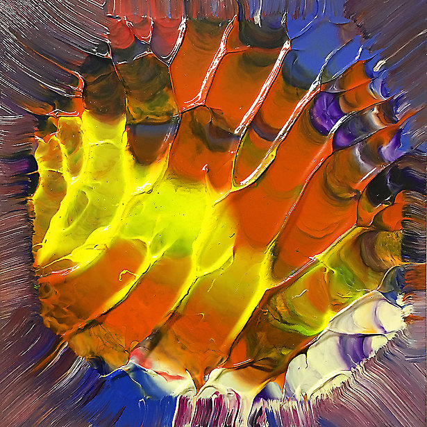 Bilderzyklus Lebenslinien <br /> Werk 005 - Nr. FT 0060-005 von Franco Thamér | Bilderzyklus Lebenslinien bei Art-Everett.com