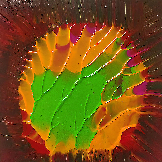 Bilderzyklus Lebenslinien <br /> Werk 033 - Nr. FT 0060-033 von Franco Thamér | Bilderzyklus Lebenslinien bei Art-Everett.com