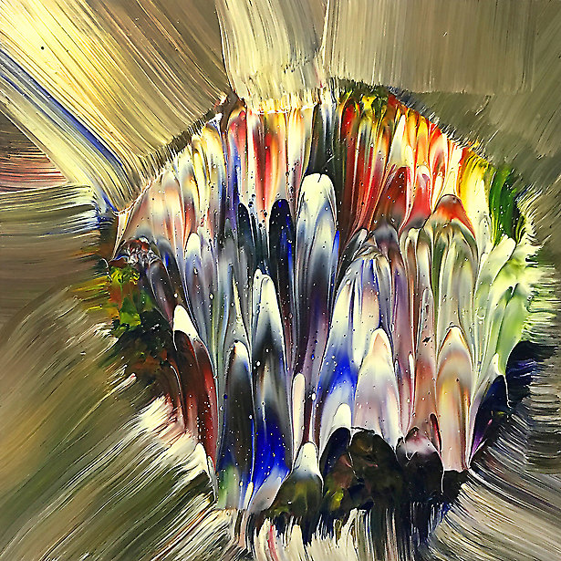 Bilderzyklus Lebenslinien <br /> Werk 059 - Nr. FT 0060-059 von Franco Thamér | Bilderzyklus Lebenslinien bei Art-Everett.com