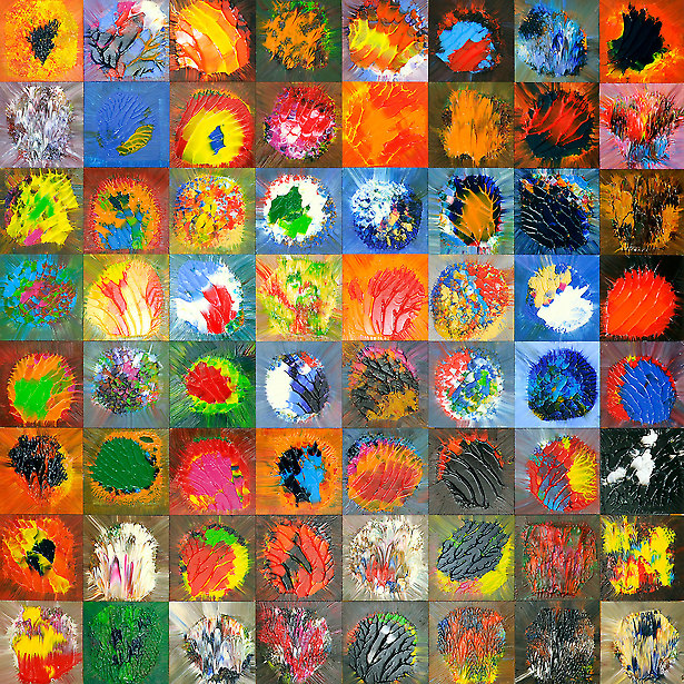 Bilderzyklus Lebenslnien - Nr. FT 00600 von Franco Thamér | Werkschau 2015 bei Art-Everett.com