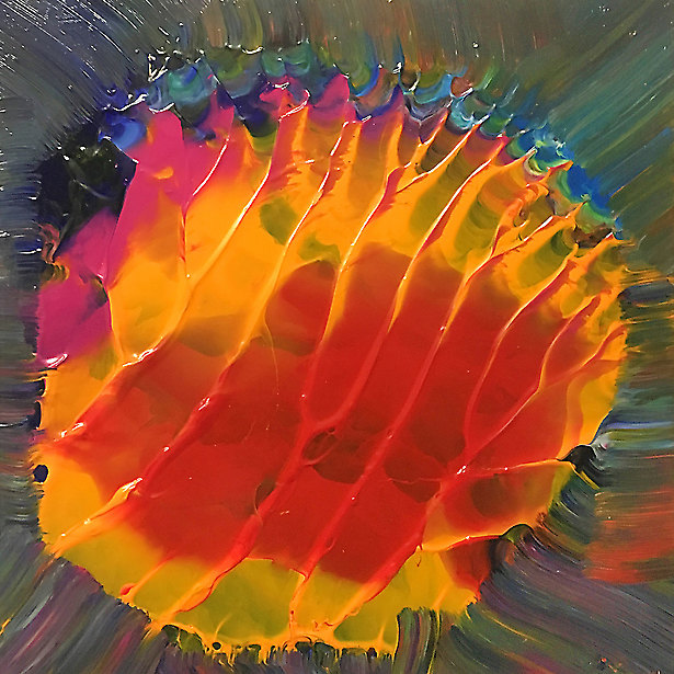 Bilderzyklus Lebenslinien <br /> Werk 045 - Nr. FT 0060-045 von Franco Thamér | Bilderzyklus Lebenslinien bei Art-Everett.com