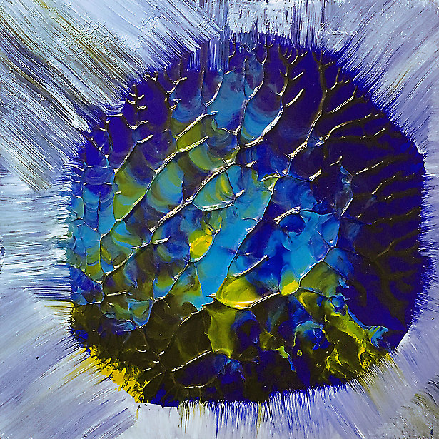 Bilderzyklus Lebenslinien <br /> Werk 039 - Nr. FT 0060-039 von Franco Thamér | Bilderzyklus Lebenslinien bei Art-Everett.com