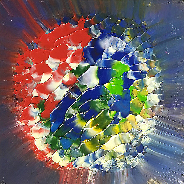 Bilderzyklus Lebenslinien <br /> Werk 038 - Nr. FT 0060-038 von Franco Thamér | Bilderzyklus Lebenslinien bei Art-Everett.com