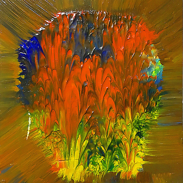 Bilderzyklus Lebenslinien <br /> Werk 062 - Nr. FT 0060-062 von Franco Thamér | Bilderzyklus Lebenslinien bei Art-Everett.com