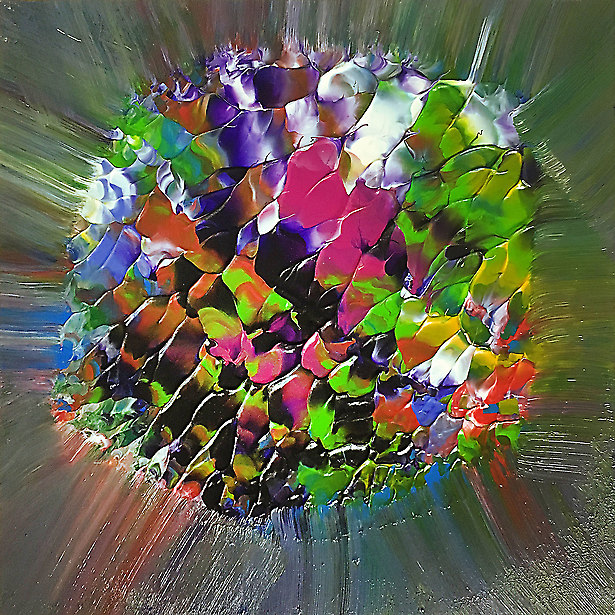 Bilderzyklus Lebenslinien <br /> Werk 034 - Nr. FT 0060-034 von Franco Thamér | Bilderzyklus Lebenslinien bei Art-Everett.com