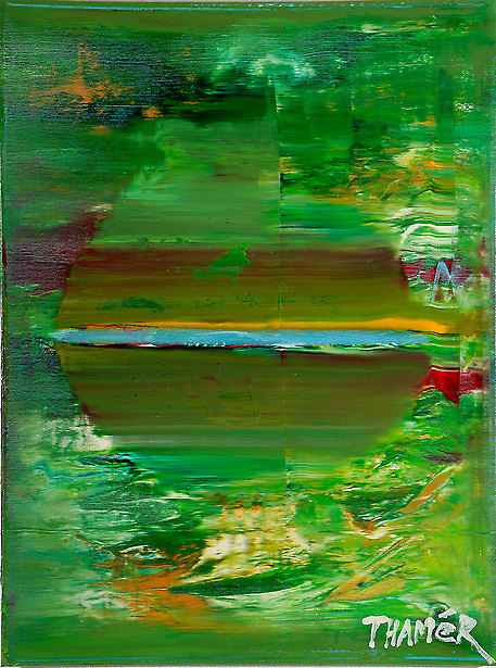 Blick ins Paradies - Nr. FT 0045 von Franco Thamér | Werkschau 2015 bei Art-Everett.com